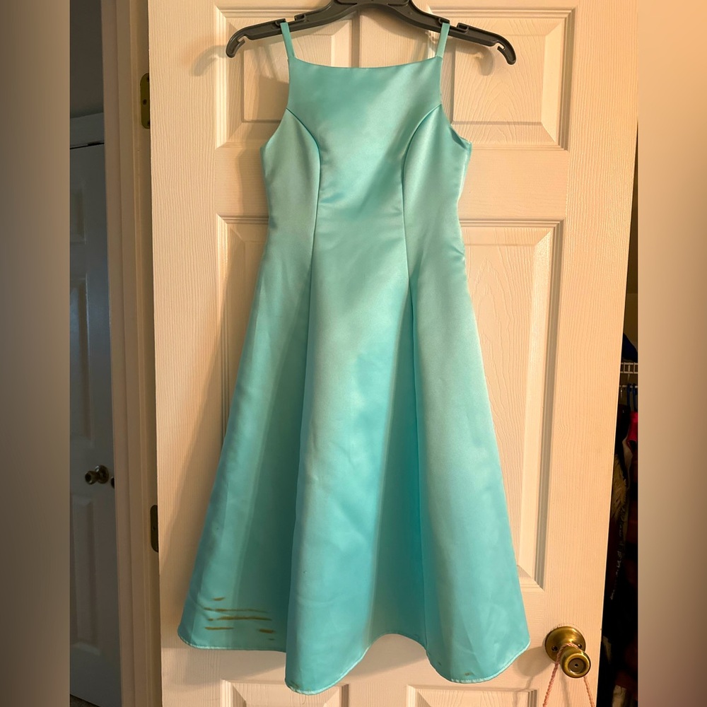 Girls Aqua Dress